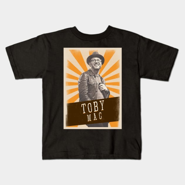 Vintage Aesthetic Tobymac Kids T-Shirt by SkulRose